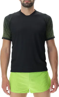 Produktbild von UYN Running Exceleration Aernet Laufshirt Herren black/lime S