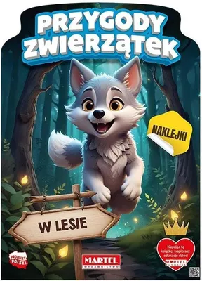 Obrázok produktu pre Kolorowanka z naklejkami Przygody zwierzątek w lesie