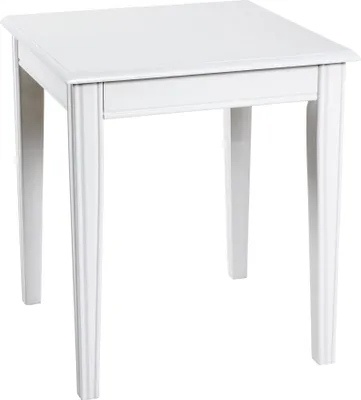 Produktbild von HAKU Beistelltisch weiß - MDF, B/H/T: 45x51x45 cm