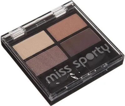 Produktbild von Miss Sporty Studio Farbpalette Quattro Lidschatten 403 Smoky Brown Eyes, 5g
