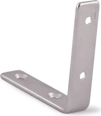 Produktbild von Winkel aus Edelstahl, 46 x 13mm, poliert & rostfrei