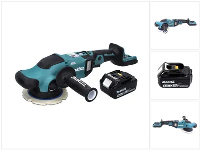 Produktbild von Makita DPO 600 T1 Akku Exzenterpolierer 18 V 150 mm XPT Brushless + 1x Akku 5,0 Ah - ohne Ladegerät