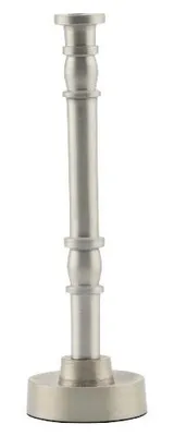 Image de Support-bougie House Doctor, modèle Jersey, argent oxydé (20 cm)