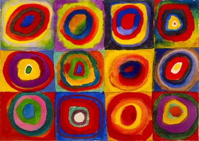 Produktbild von ENJOY Puzzle Vassily Kandinsky: Farbstudie - Quadrate mit Kreisen 1000 Teile
