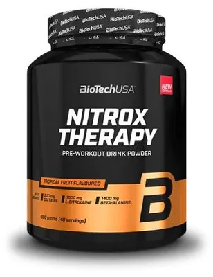 Produktbild von BioTech NitroX Therapy 680g - Tropical Fruit