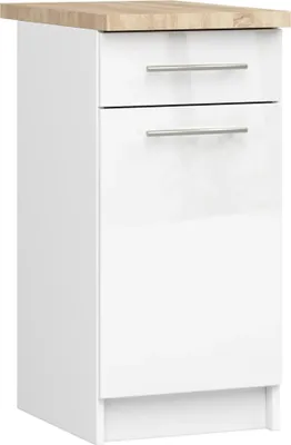 Image de Armoire de cuisine OLIWIA S40 Blanc Brillant