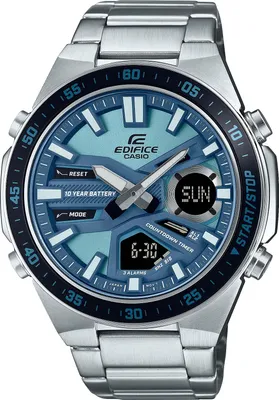 Obrázok produktu pre CASIO Edifice Pánske strieborné Casio-EFV-C110D-2BVEF