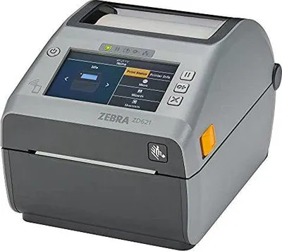 Zdjęcie produktu dla Zebra ZD621d - drukarka etykiet - termiczna bezpośrednia - rolka (10,8 cm) - 203 dpi - do 203 mm/s - USB 2.0, LAN, szeregowa, host USB, NFC, Bluetooth LE - szara