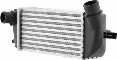 Image de Echangeur d'air de suralimentation Ailettes de refroidissement brasées en aluminium 291 mm - 127 mm HELLA pour entre autres FIAT 500