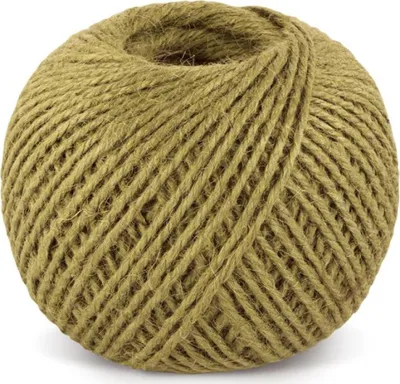 Produktbild von Juteschnur - Knäuel 200g , ca. 130 m , Durchmesser 1,75 mm - Okrova