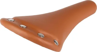 Produktbild von Retro Vintage Singlespeed Fahrrad Sattel mit Nieten Wasserdicht Braun
