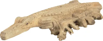 Produktbild von Dekoartikel Krokodil, geschnitzt