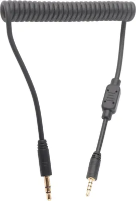Immagine prodotto di Cavo di sincronizzazione flash da spina da 3,5 mm a cavo a spirale per fotocamera Leica serie G F DSLR