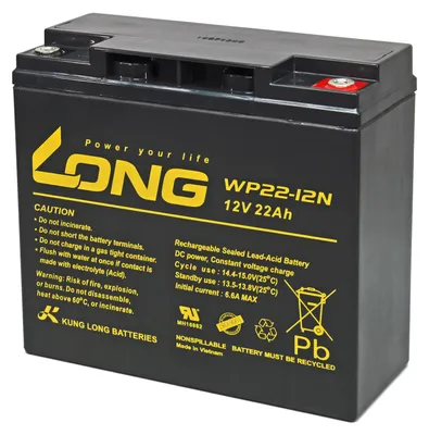 Image de KungLong batterie plomb WP22-12N  zyklenfest