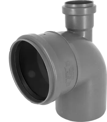 Produktbild von Abwasserrohrbogen  HT Rohr Bogen PP 90°  DN 110  50 Abzweigung