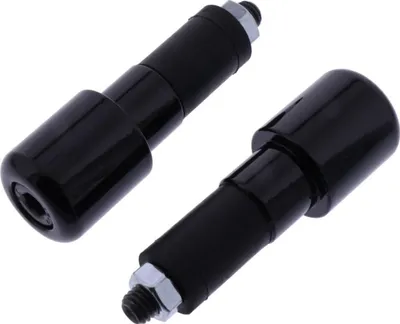 Zdjęcie produktu dla Końcówki kierownicy JMP stalowe czarne 17mm