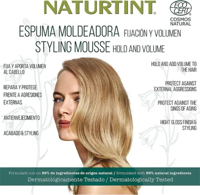 Productafbeelding van Ecologische styling mousse Naturtint, 125 ml