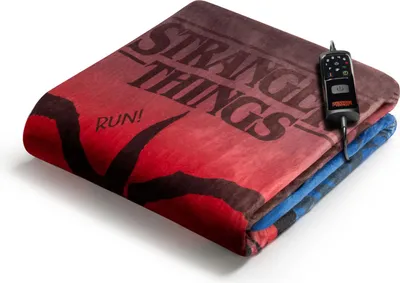 Obrázok produktu pre Imetec CaldoPlaid Stranger Things, 1200 mm, 1600 mm, 10 mm, 1,61 kg, Textil, Plyš, Pranie v práčke