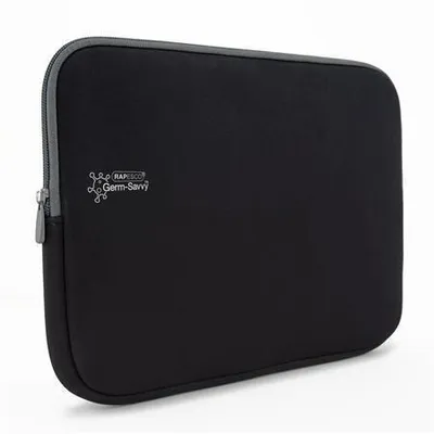 Produktbild von Laptop-Hülle, schwarz, 14“, antibakteriell, RAPESCO 1693
