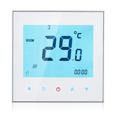 Obrázek produktu pro Anself 5A 110-230V Programovatelný pokojový termostat, digitální termostat Pokojový termostat Topení Programovatelný LCD dotykový displej pro podlahové vytápění Vodní ohřívač