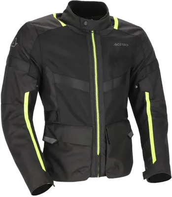 Produktbild von Acerbis Ramsey Vented Long Motorrad Textiljacke, schwarz/gelb, L
