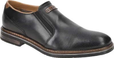 Produktbild von Bugatti City Herren Echtleder Slipper schwarz, Herren:45 EU