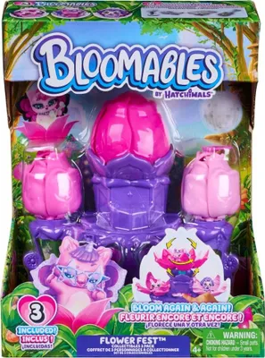 Image de Hatchimals bloomables set de jeu floral 3 figurines