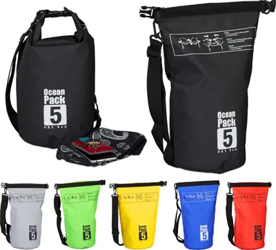 Image de relaxdays Dry Bag Ocean Pack LKW-Plane schwarz 5,0 l