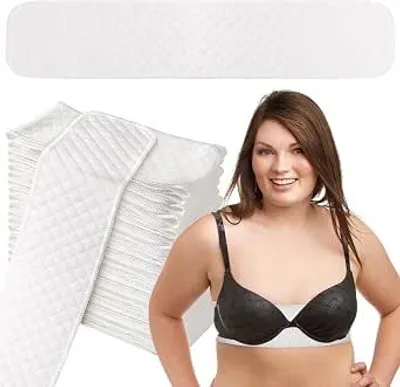 Produktbild von BH-Einlagen-Set 10 Stück Baumwolle - Waschbare Einlagen - Schweißabsorption für BH, Komfort & Damen