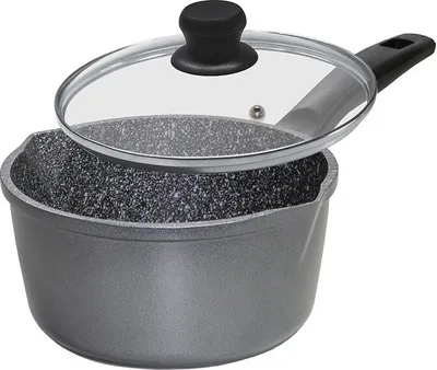 Produktbild von Stoneline Sauce PAN 12584 Kasserolle inkl. Deckel, Gusseisen/Gussaluminium, 18 cm Durchmesser, Induktionsherd-geeignet, Antihaftbeschichtung