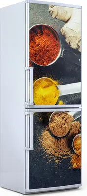 Produktbild von Magnete Dekorative - 70 cm x 190 cm - Küche - Magnetmatte Kühlschrankmagnete - Kräuter Und Gewürze