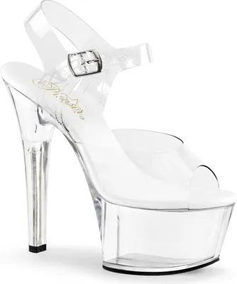 Produktbild von ASPIRE-608 Damen Sandale von Pleaser, Transparent  , EU 36, US 6