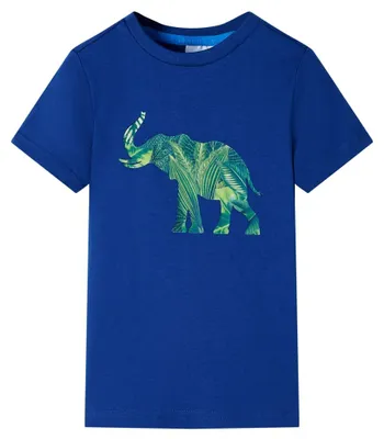 Zdjęcie produktu dla vidaXL T-shirt dziecięcy granatowy 140
