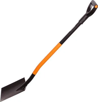 Produktbild von Famanu Garten-Spaten aus Kohlenstoffstahl - 124 cm - mit gehärtetem Blatt und D-Griff