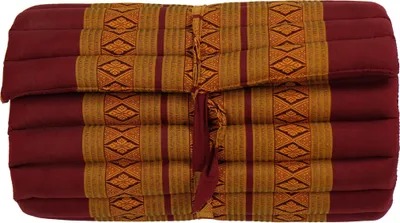 Produktbild von Fine Asianliving Thaimatte Rollbar Kapokfüllung 190x50x4.5cm Thai Kissen Meditation Matte Matratze Kapok 301-P10