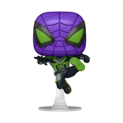 Zdjęcie produktu dla Funko Marvel's Spider-Man POP! gry winylowa figurka Miles Morales Purple Suit 9 cm FK54695
