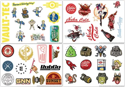 Obrázok produktu pre Fallout Tech Sticker Pack