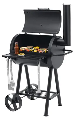 Produktbild von tepro Holzkohlegrill Grillfass Berkeley, Grillfläche: ca. 64,5 x 43,5cm