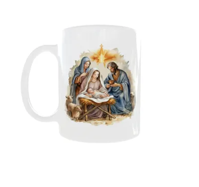Produktbild von Becher 300ml Weihnachten Weihnachtskrippe Jesus v4