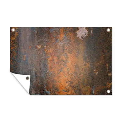 Obrázek produktu pro MuchoWow® Zahradní plakáty - Ocel - Vintage - rez - 40x60 cm - Zahradní dekorace