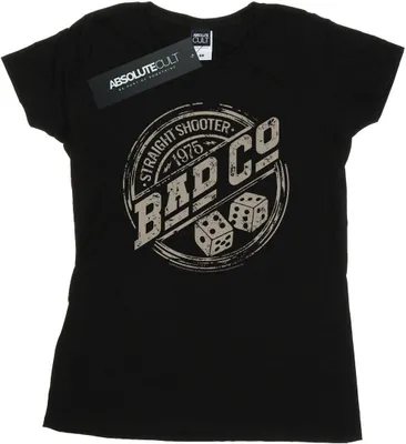 Produktbild von Bad Company - "Straight Shooter" T-Shirt für Damen BI37687 (XXL) (Schwarz)