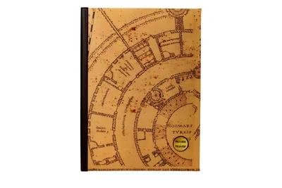 Produktbild von Harry Potter Notizbuch mit Leuchtfunktion Karte des Rumtreibers