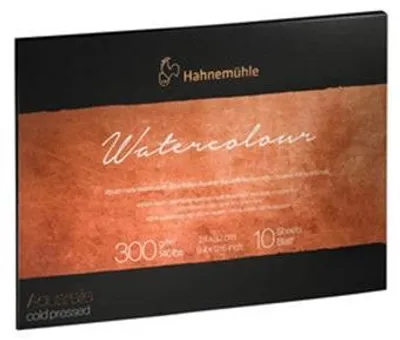 Produktbild von Hahnemühle Watercolour 300 Aquarellpapier cold pressed - 30x40cm