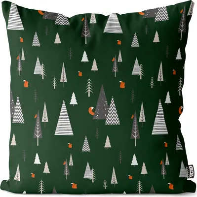 Produktbild von VOID Wald Eichhörnchen 2 Kissenbezug Kissenhülle Sofakissen Kissen Deko Outdoor-Kissen Dekokissen