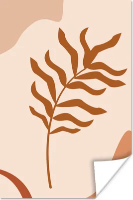 Produktbild von MuchoWow® Poster Sommer - Pflanze - Pastell 120x180 cm - Kunstposter