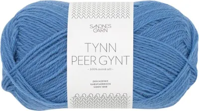 Produktbild von Sandnes Tynn Peer Gynt 50g - Norwegische Wolle 6044 regatta bla