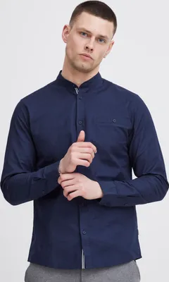 Produktbild von SOLID SDAllion Herren Hemd Langarmhemd Freizeithemd mit Stehkragen Slim Fit