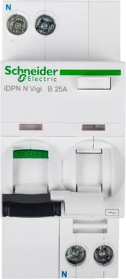 Produktbild von Differenzialschutzschalter 2P 25A B 0,03A Typ AC iDPN N VIGI A9D55625