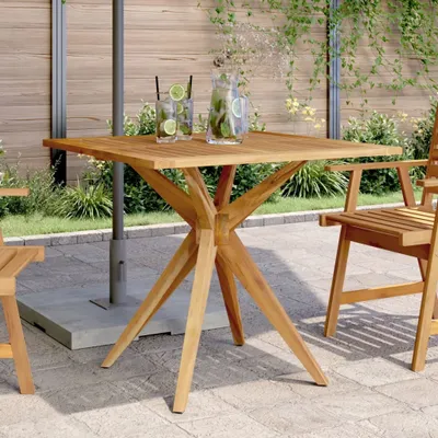 Produktbild von Möbel Gartentisch Quadratisch 85x85x75 cm Massivholz Akazie - Gartentische 367836