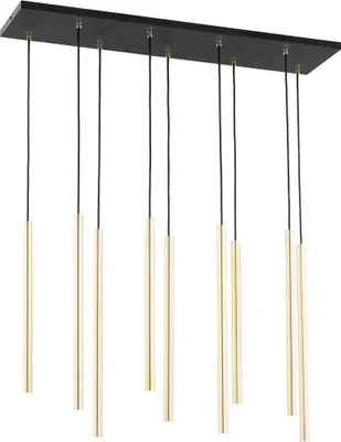 Produktbild von Bioledex Tamrisal Pendelleuchte 9-fach G9 gold 90x130x22cm  Europe